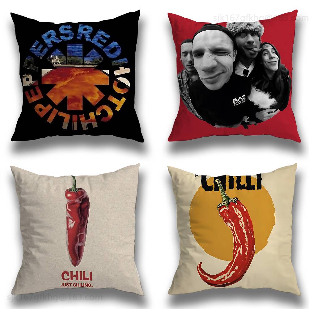 Hot Home Of Textiles - R-Red Hot C-Chili Peppers Pillow Case