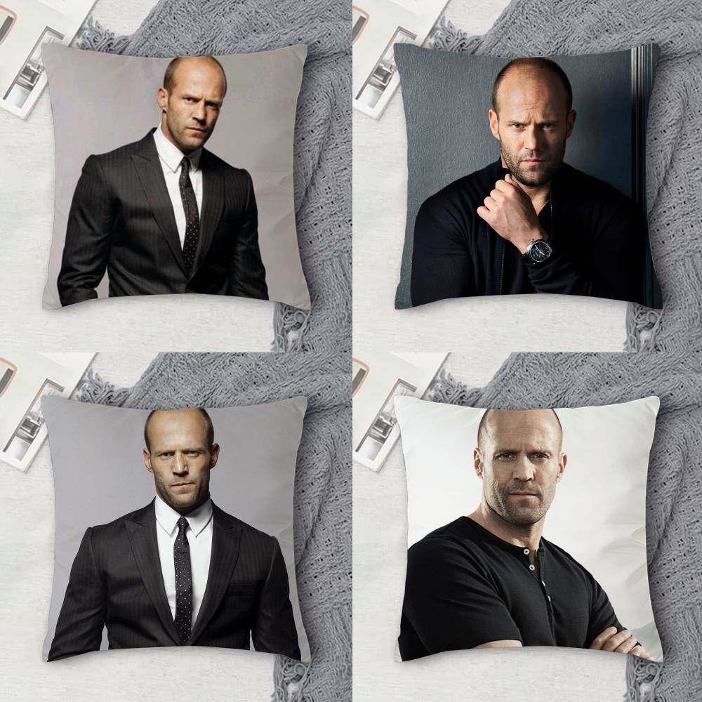 Home.Textiles Cushion - J-Jason statham Double-sided Printed Square Decorative