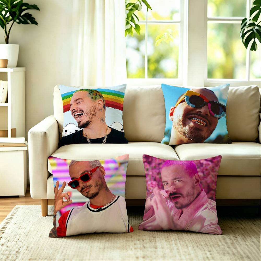 Hot Home Of Textiles - Hot Singer J B-Balvin Pillow Case