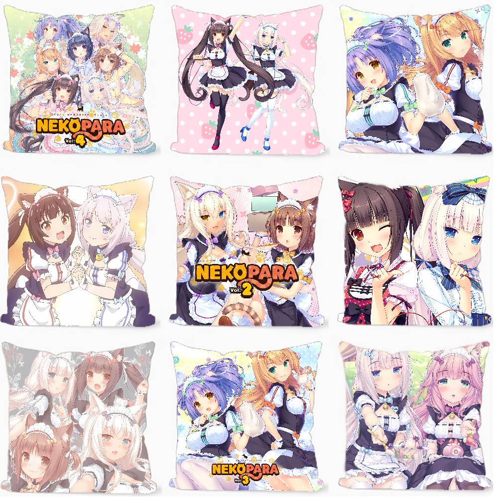 Home.Textiles Cushion - Anime Cute N-Nekopara Cushion Cover Soft