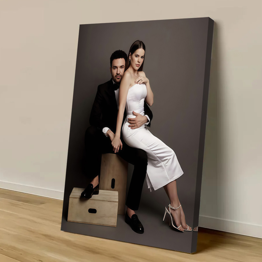 Custom Print Canvas Poster Ani - Home Textiles & Furnishings ulasan dan harga