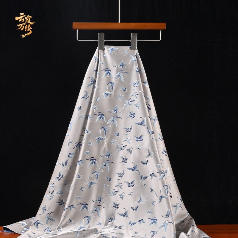 Relief embroidery fabric soft  - Home Textiles Designer ulasan dan harga