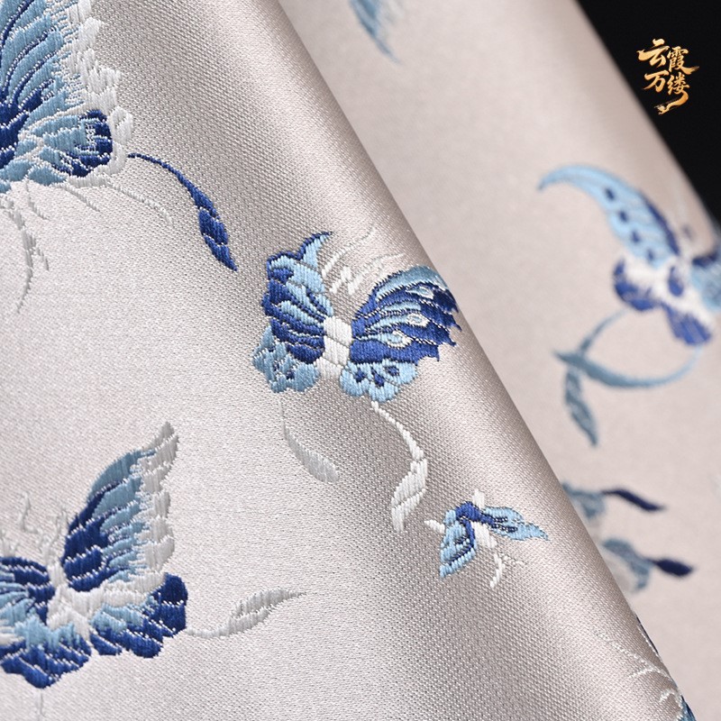 Relief embroidery fabric soft  - Home Textiles Designer ulasan dan harga