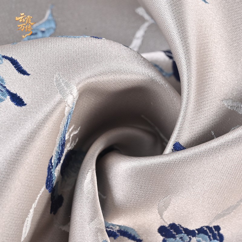 Relief embroidery fabric soft  - Home Textiles Designer ulasan dan harga