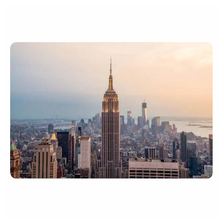 Modern New York City at Sunset - Home Textiles New York ulasan dan harga