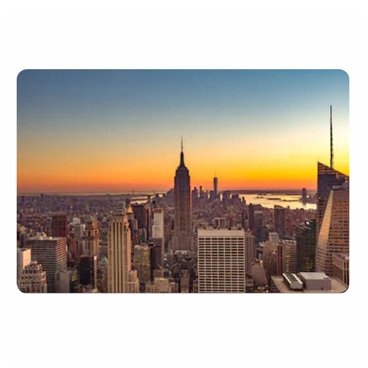 Modern New York City at Sunset - Home Textiles New York ulasan dan harga