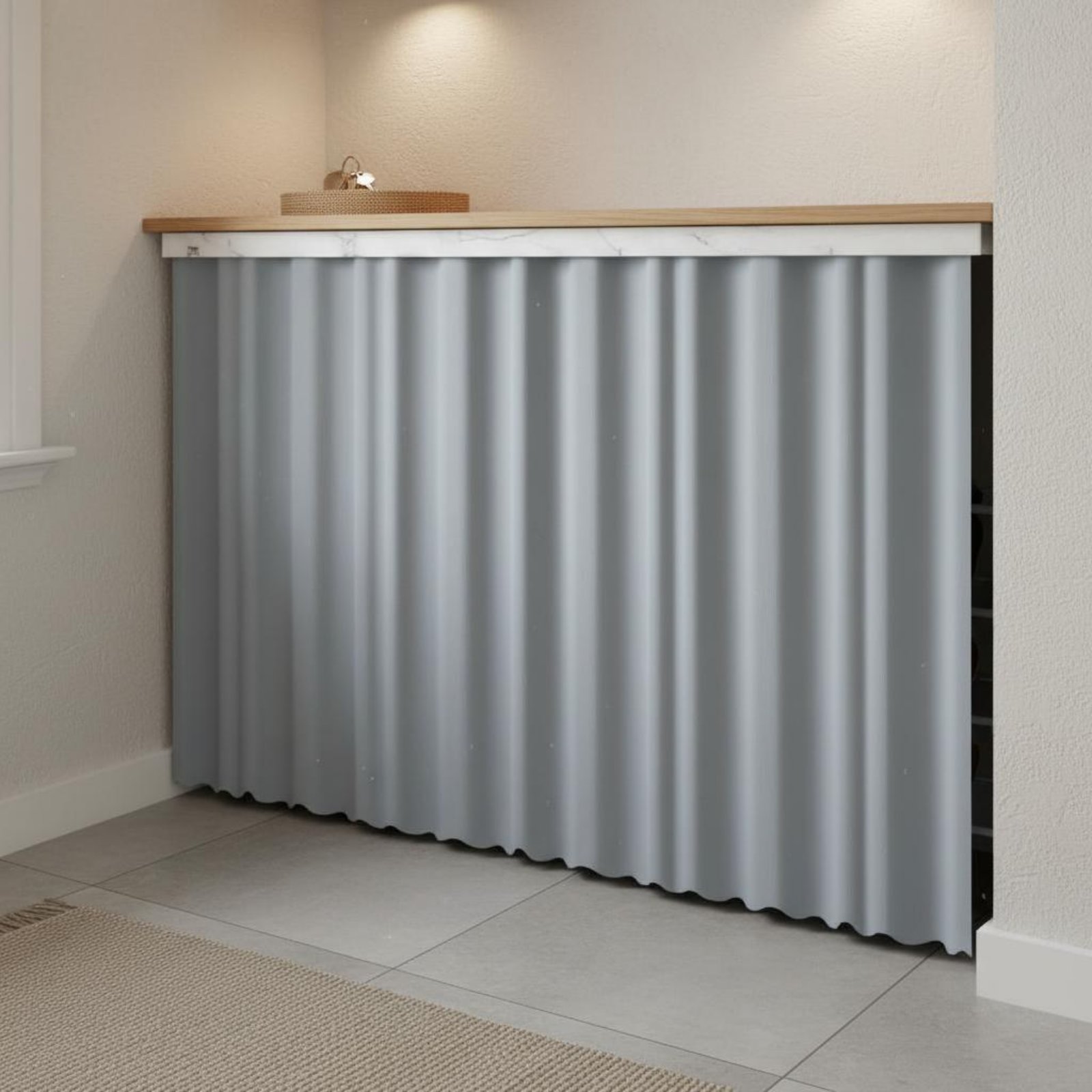 Hook and Loop Cabinet Curtain  - Home Textiles Designer ulasan dan harga