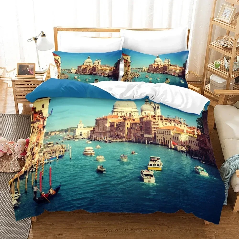 3D Print New York City Night V - Home Textiles New York ulasan dan harga