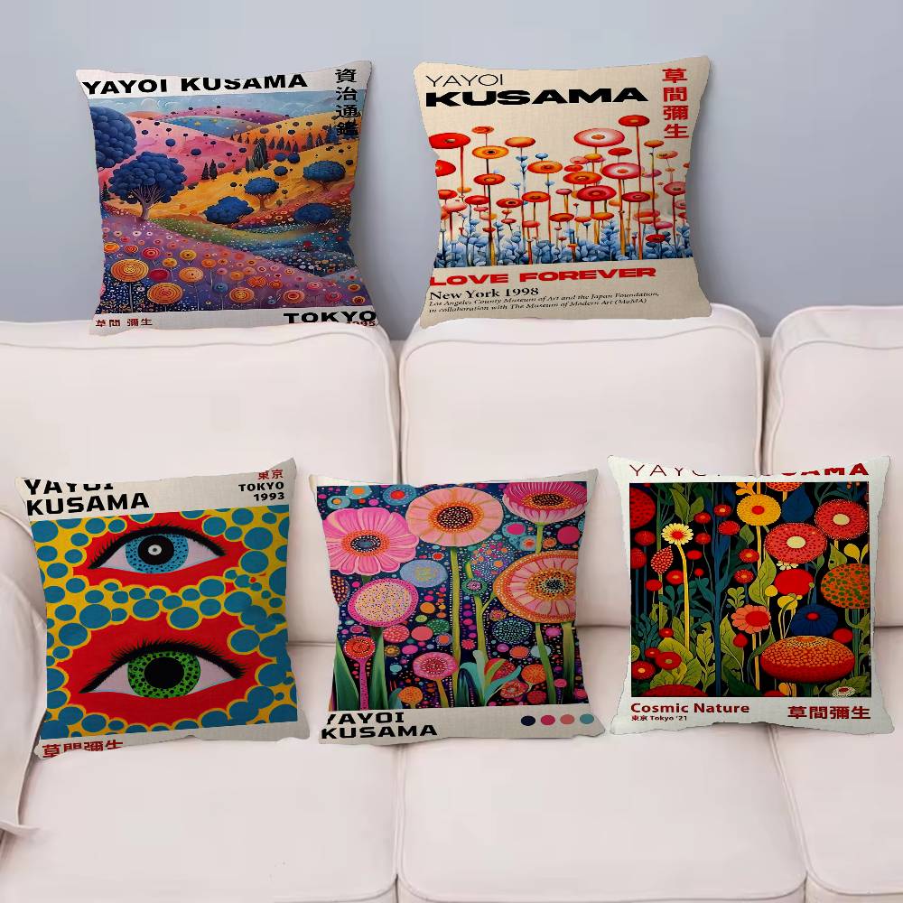 Nordic Japanese Yayoi Kusama I - Home.Textiles Cushion ulasan dan harga