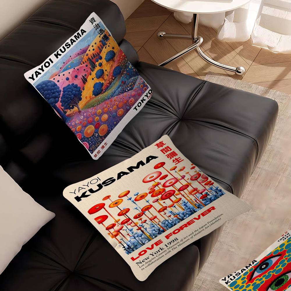 Nordic Japanese Yayoi Kusama I - Home.Textiles Cushion ulasan dan harga