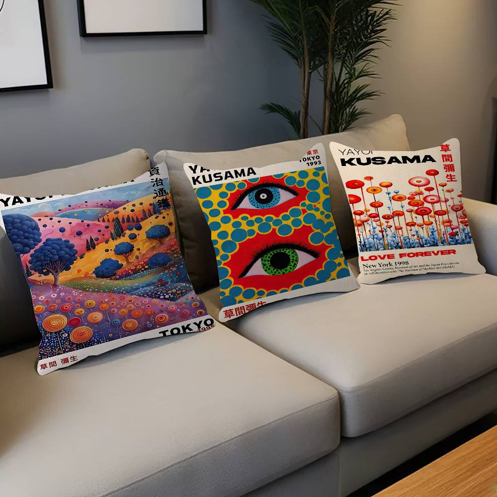 Nordic Japanese Yayoi Kusama I - Home.Textiles Cushion ulasan dan harga