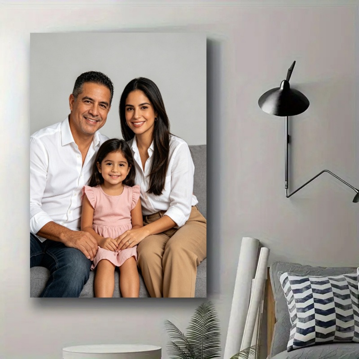 Customizable wall art—upload y - Home Art Textiles ulasan dan harga