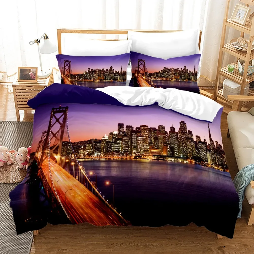 New York City Night View Beddi - Home Textiles New York ulasan dan harga