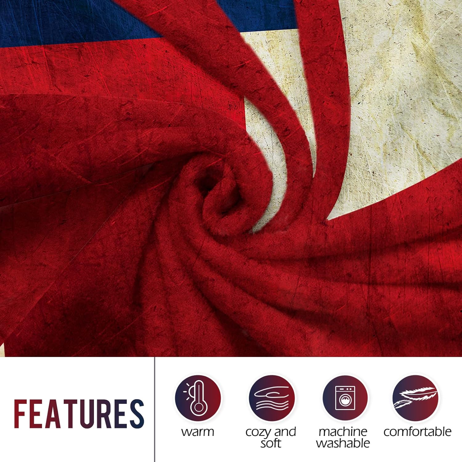 Levens Texas Flag Throw Blanke - Home Textiles & Furnishings ulasan dan harga