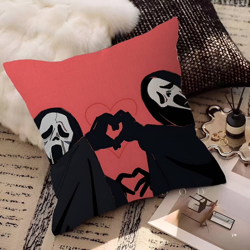 S-SCREAMS Horror Movie Pillow  - Home.Textiles Cushion ulasan dan harga