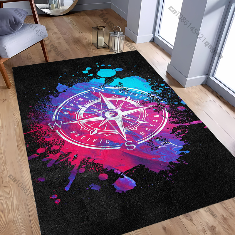 Compass Design Rug for Modern  - Home Textiles Designer ulasan dan harga