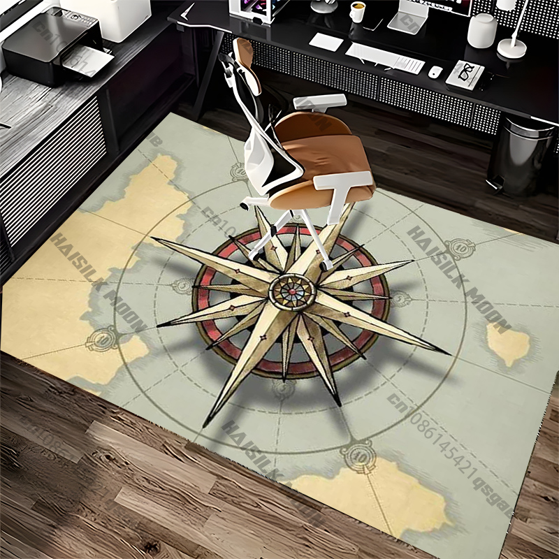 Compass Design Rug for Modern  - Home Textiles Designer ulasan dan harga