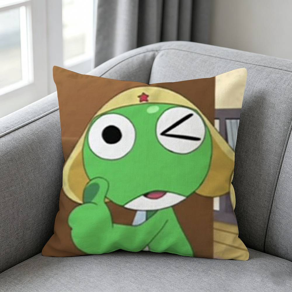 Keroro Gunsous-s Frog-g Pillow - Home Textiles Definition ulasan dan harga