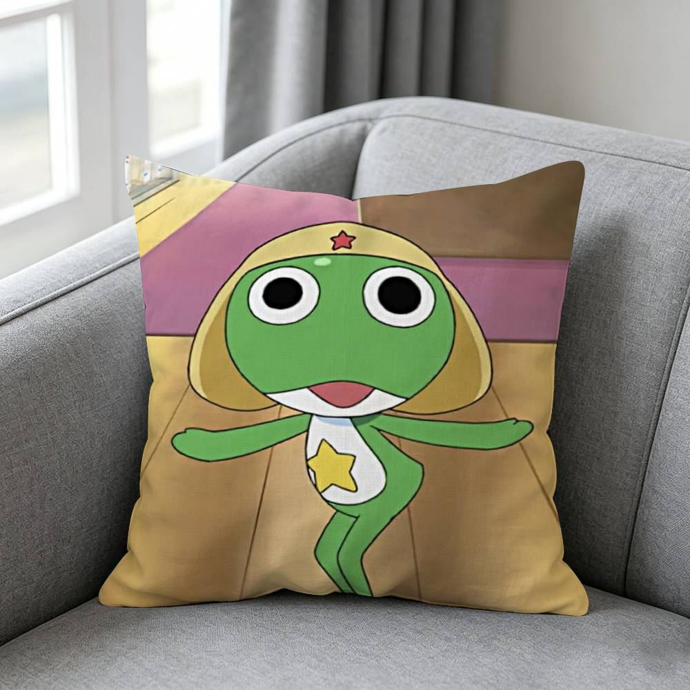 Keroro Gunsous-s Frog-g Pillow - Home Textiles Definition ulasan dan harga