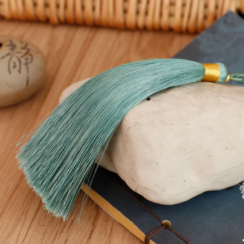 1PC 13CM Craft Tassels Silk Ha - Home Textiles Designer ulasan dan harga