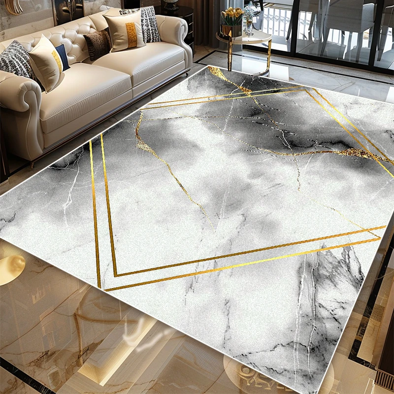 Nordic Marble Art Design Non-S - Home Textiles Designer ulasan dan harga
