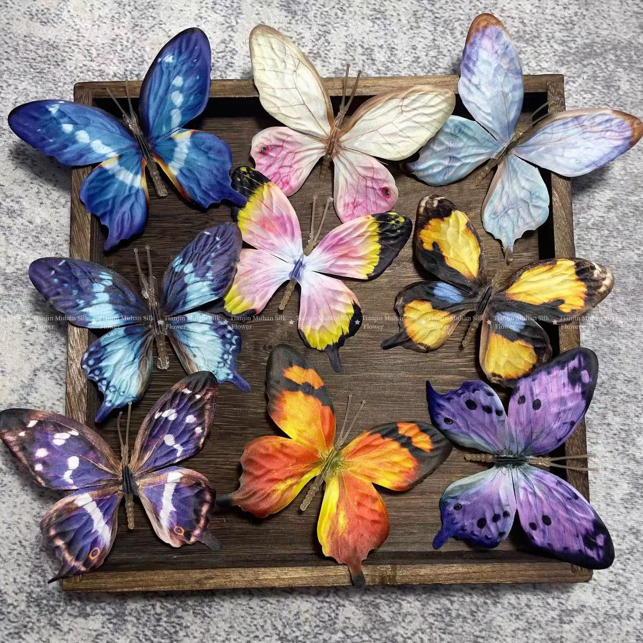 9Pcs Large Bionic Butterfly Ar - Home Textiles Designer ulasan dan harga