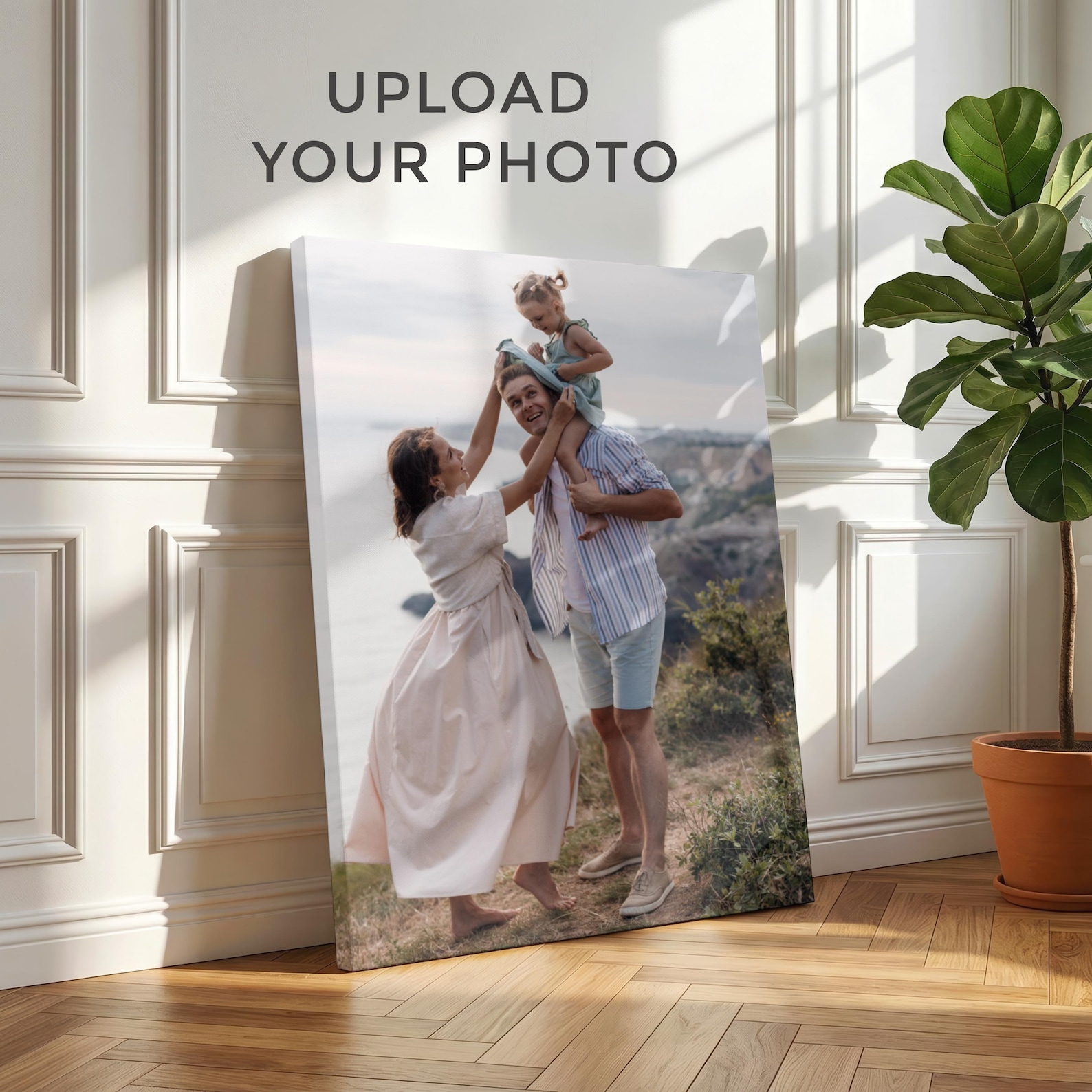 Personalized Photo Canvas, Cus - Home Textiles & Furnishings ulasan dan harga