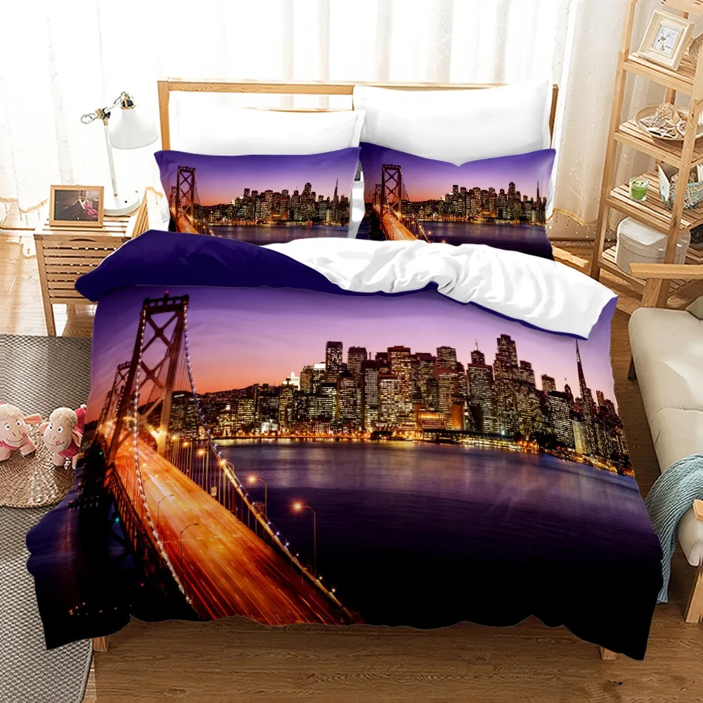 New York City Night View Beddi - Home Textiles New York ulasan dan harga