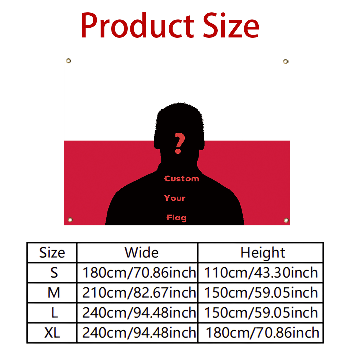 1Pc Custom Photo Polyster Flag - Home Textiles & Furnishings ulasan dan harga