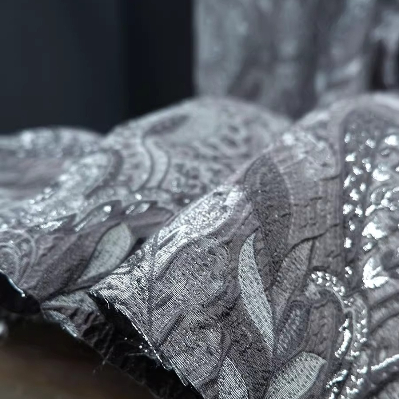 Gray Court Style Shiny Jacquar - Home Textiles Designer ulasan dan harga
