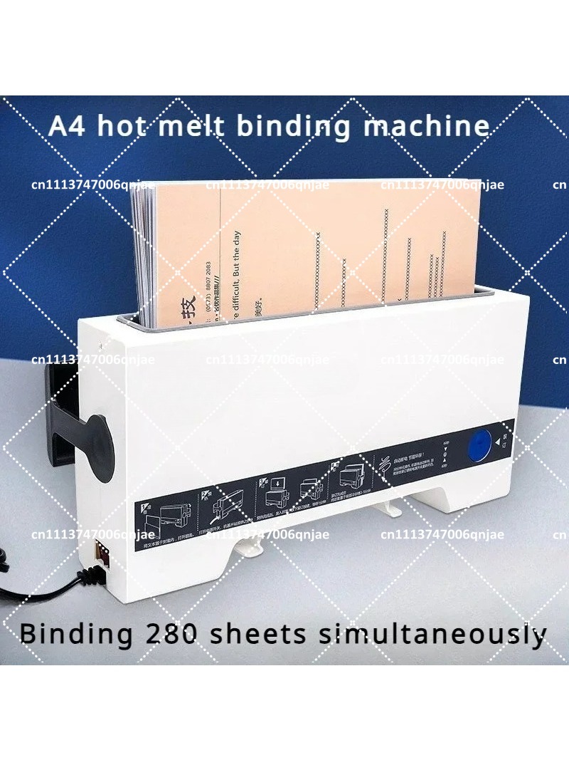 A4 110V Hot Melt Binding Machi - Hot Home Of Textiles ulasan dan harga