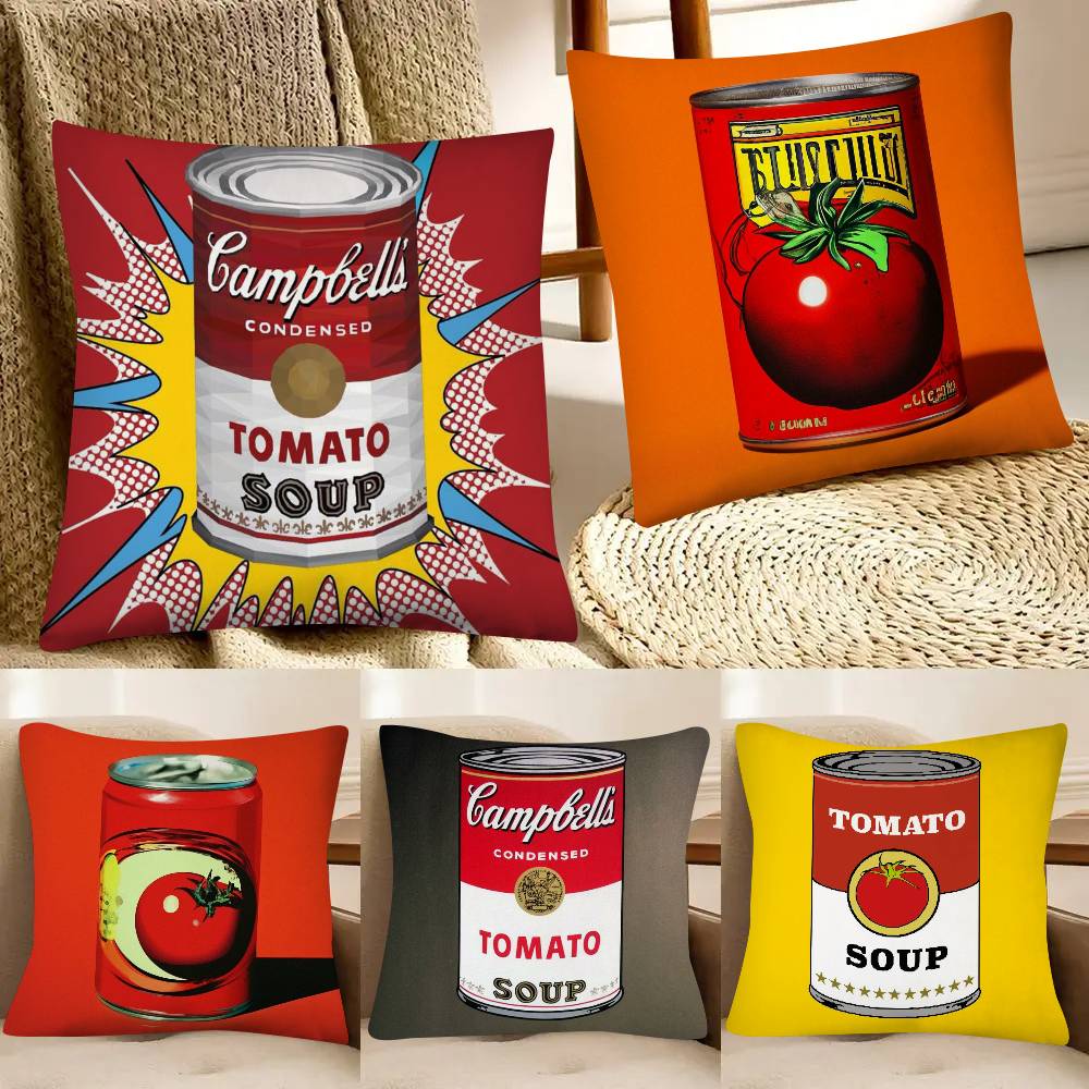 1pc Andy Warhol Pop Art Tomato - Home Art Textiles ulasan dan harga