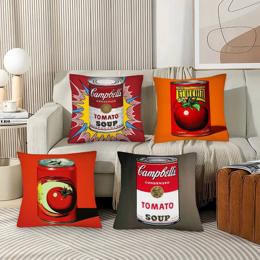 1pc Andy Warhol Pop Art Tomato - Home Art Textiles ulasan dan harga