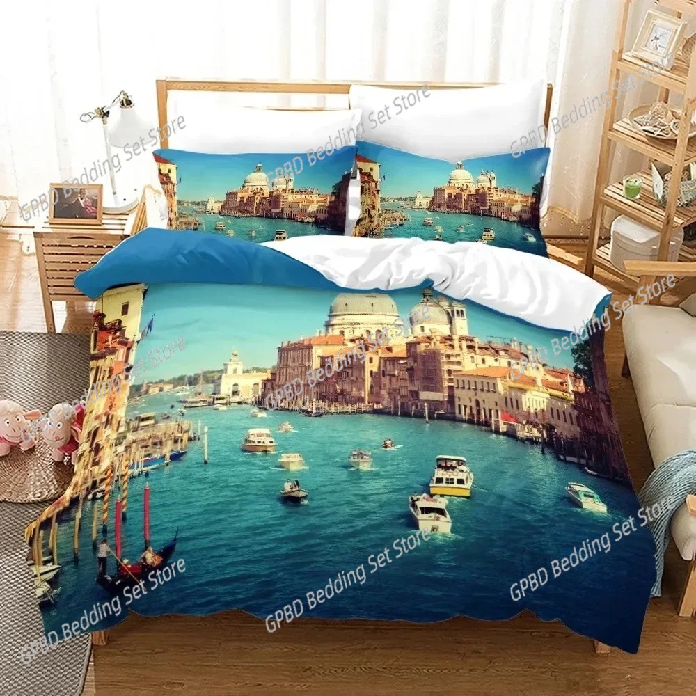 3D Print New York City Night V - Home Textiles New York ulasan dan harga