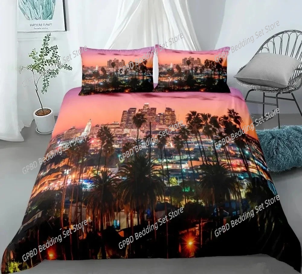 3D Print New York City Night V - Home Textiles New York ulasan dan harga