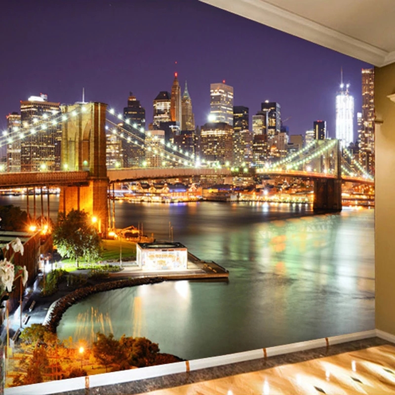 Customized 3D Mural New York C - Home Textiles New York ulasan dan harga