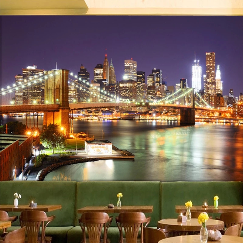 Customized 3D Mural New York C - Home Textiles New York ulasan dan harga