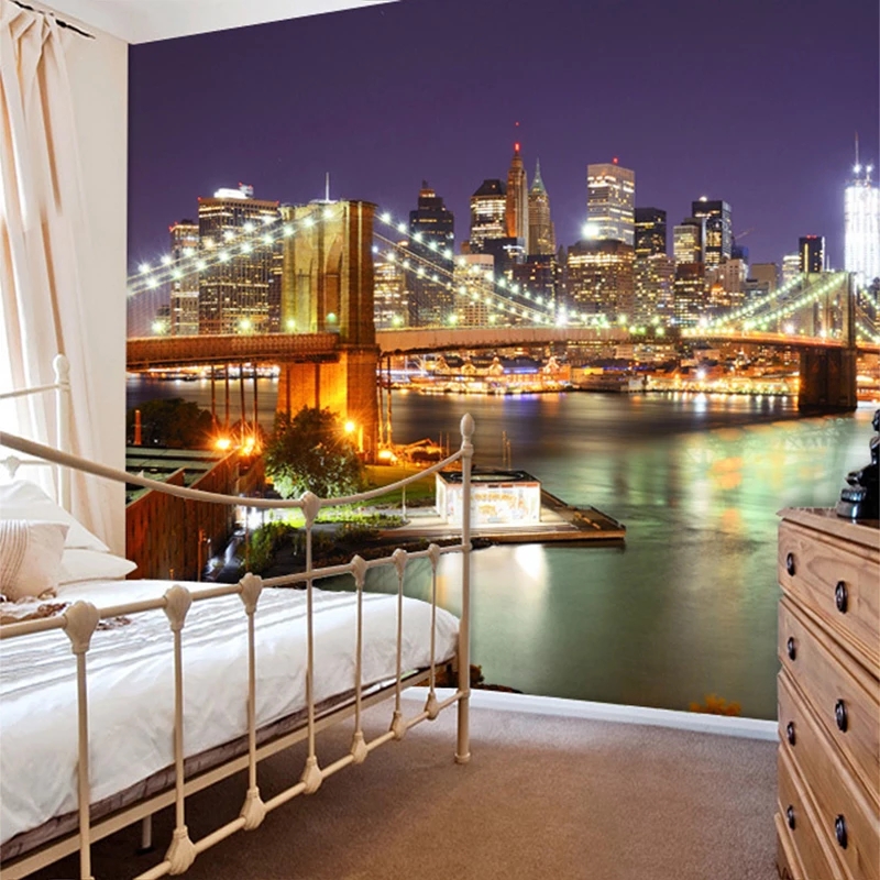Customized 3D Mural New York C - Home Textiles New York ulasan dan harga