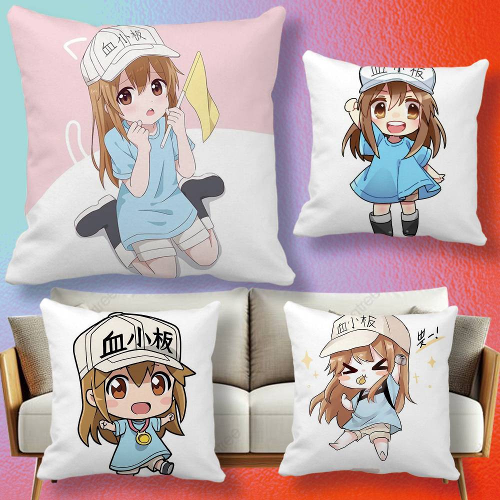 Anime Cells at Work  Pillow co - Home Textiles Definition ulasan dan harga