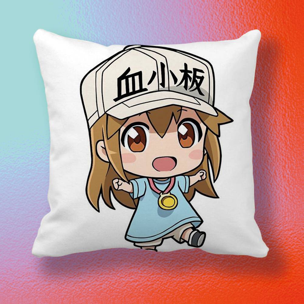 Anime Cells at Work  Pillow co - Home Textiles Definition ulasan dan harga