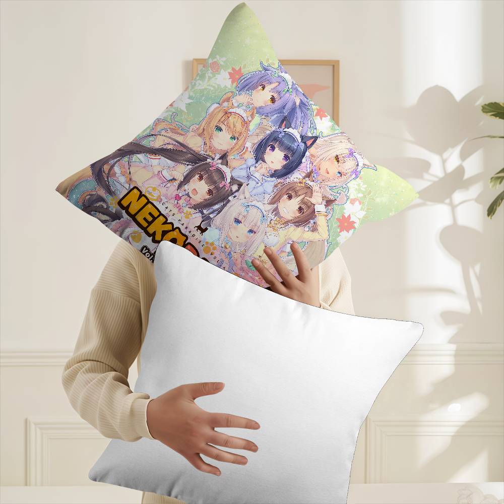 Anime Cute N-Nekopara Cushion  - Home.Textiles Cushion ulasan dan harga