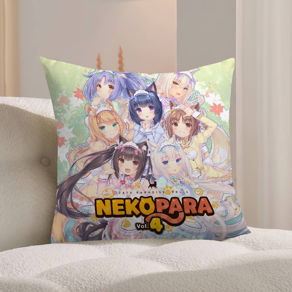Anime Cute N-Nekopara Cushion  - Home.Textiles Cushion ulasan dan harga